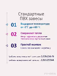 Силиконовые шторы, ламель 2x200мм, 2м